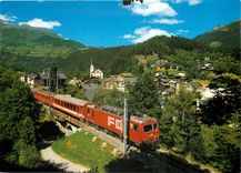 CPM Fiesch Wallis mit Furka Oberalp Bahn