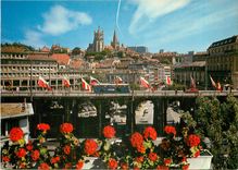 CPM Lausanne Le Grand Pont et la Cathédrale