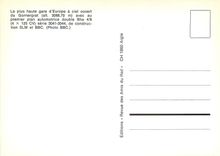 CPM Plus haute gare d'Europe à ciel ouvert du Gomergrat