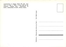 CPM Locomotive à vapeur SLM HG