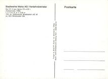 CPM Stadtwerke Mains AG Verkehrsbetriebe Falkenried 1900