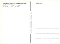 CPM Stadtwerke Mains AG Verkehrsbetriebe Westwaggon Gastell