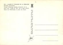 CPM Groupe folklorique catalon sur le petit train Sang et Or