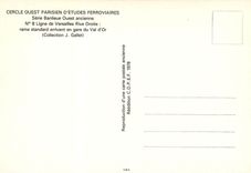 CPM Rame standard arrivant en gare du Val d'Or