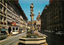 CPM Berne la fontaine du Joueur de cornemuse