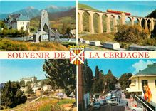 CPM Cerdagne Mont Louis pont Séjourné Font Romeu et Bourg Madame