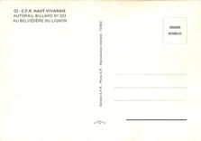 CPM Autorail Billard au Belvedère du Lignon