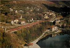 CPM Bareil sur Roya train spécial San Remo Berne