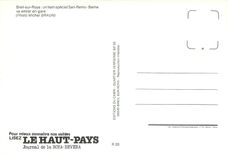 CPM Bareil sur Roya train spécial San Remo Berne