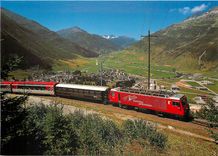 CPM Glacier Express ob Andermatt mit Urserental