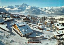 CPM Villars Olion station plaine du Rhône et Dents du Midi