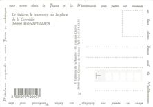 CPM Le théâtre le tramways sur la place de la Comédie Montpellier