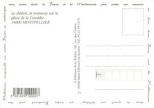 CPM Le théâtre le tramways sur la place de la Comédie Montpellier