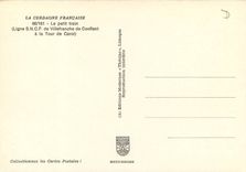 CPM Le petit train de Villefranche de Conflent à la Tour de Carol