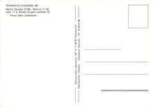 CPM Tramways d'Europe Malmo Suède