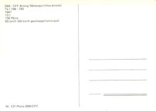 CPM SBB CFF voie étroite