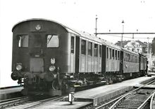 CPM Train navette d'ancienne construction avec voiture de commande