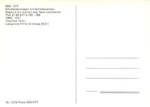 CPM Wagon à toit ouvrant avec faces coulissantes