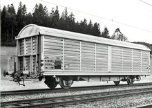 CPM Wagon à partois coulissantes