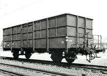 CPM Wagon ouvert avec parois élevées