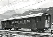 CPM Voiture du Brunig en métal léger AB