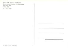 CPM SBB CFF Genève La Plaine voiture de commande Abt