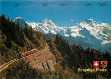 CPM Schynige Platte Bahn mit Elger Monch und Jungfrau