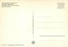 CPM Schynige Platte Bahn mit Elger Monch und Jungfrau