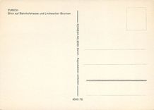 CPM Zurich Blick auf Bahnhofstrasse und Linthescher Brunnen