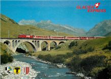 CPM Glacier Express mit lokomotive HGe Furka Oberalp Bahn
