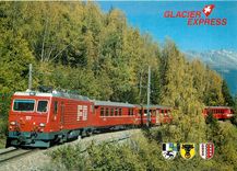 CPM Glacier Express mit lokomotive HGe Furka Oberalp Bahn