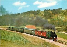 CPM Historischer Dampfzug der Schmalspurbahn