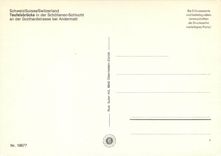 CPM Teufelsbrucke in der Schollenen Schlucht an der Gotthardstrasse bei Andermatt