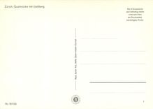 CPM Zurich Quaibrucke mit Uetliberg