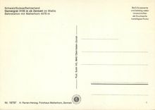 CPM Gornergrat ob Zermatt im Wallis Bahnstation mit Matterhorn