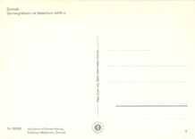 CPM Zermatt Gornergratbahn mit Matterhorn