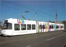 CPM Das universistats tram Cobra Sondertram der VBZ