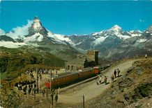 CPM Zermatt Gornergrat mit Matterhorn und Dent Blanche
