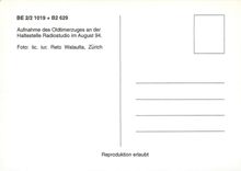 CPM Aufnahme des Oldtimerzuges an der Haltestelle Radiostudio im August 1994