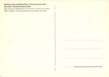 CPM Aufbau des stadtischen Liniennetzes der Zurcher Verkehrsbetriebe