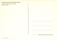 CPM Verkehrsbetriebe der Stadt Zurich Gelenkwagenzug