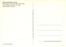 CPM Verkehrsbetriebe Zurich motorwagen