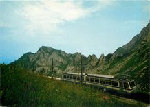 CPM Le train des Rochers de Naye