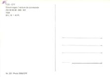 CPM SBB CFF voiture de commande Abt