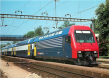 CPM Chemins de fer fédéraux suisses train navette à deux niveaux de RER Zurich