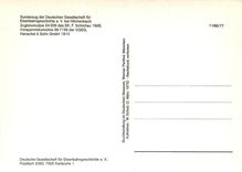 CPM Sonderzug der Deutschen Gesellschatf fur Eisenbahngeschichte