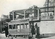 CPM Einer der ersten elektrischen Triebwagen der SSB