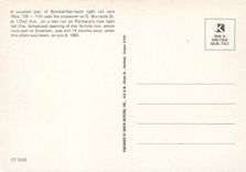 CPM A coupled air of Bombardier built light rail cars uses the crossover on E Burnside St ave