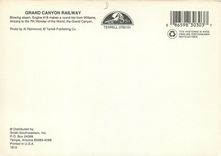 CPM Grand canyon railway blowing steam makes a round trip from Williams Arizona to the wonder of the