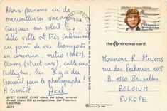 CPM Busy cable cars climb the street terraced Powell Street Hill at twilight time